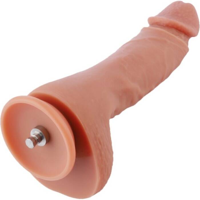 Ультрареалістичний фалоімітатор для секс-машин Hismith 8.3″ 2-layers Silicone Flesh Dildo, 2-шаровий