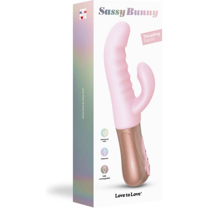 Подвійний пульсатор-кролик Love To Love SASSY BUNNY - BABY PINK