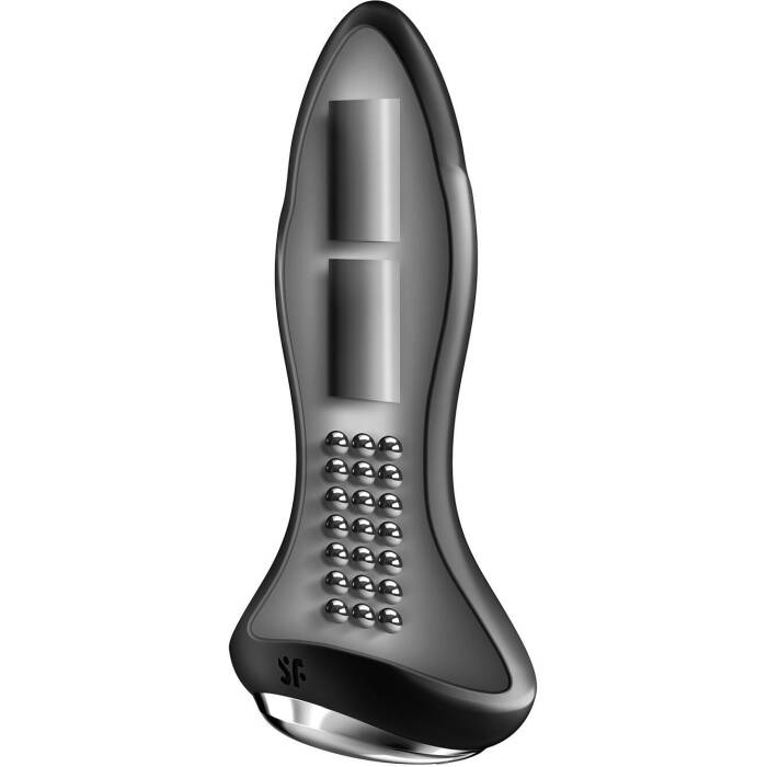 Анальна смарт-вібропробка із перлинним масажем Satisfyer Rotator Plug 1+ Black