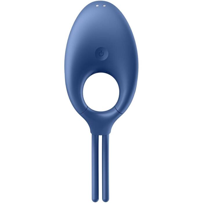 Ерекційне віброкільце-ласо Satisfyer Swordsman Blue, міцна фіксація, 10 режимів, потужний мотор