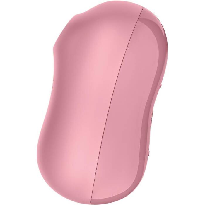 Вакуумний стимулятор із вібрацією Satisfyer Cotton Candy Light Red