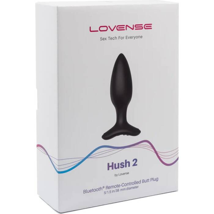 Анальна смарт-вібропробка Lovense Hush 2, розмір S