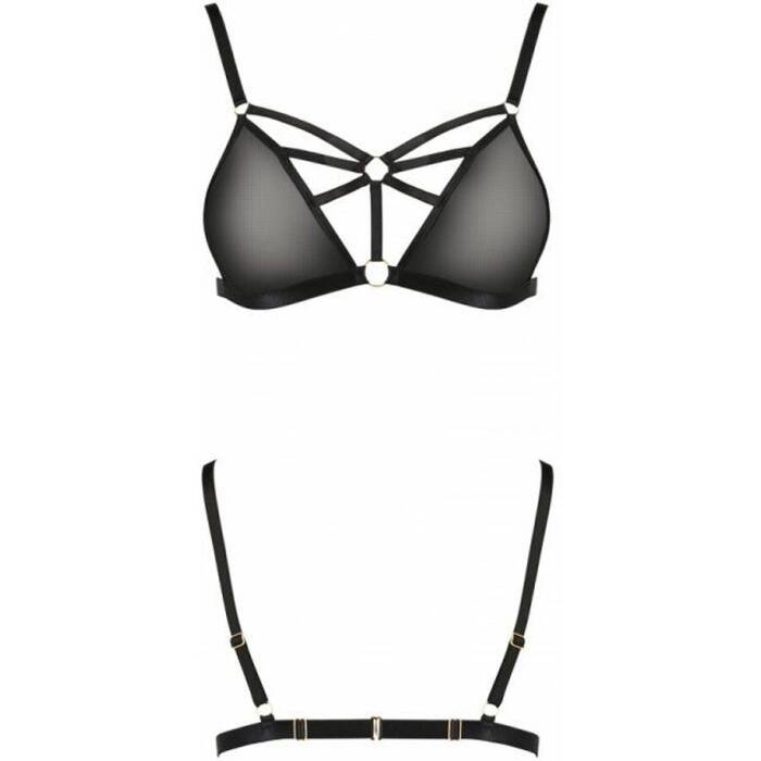 Бюстгальтер-стрепи Passion Exclusive Meggy Bra XXL/XXXL, black