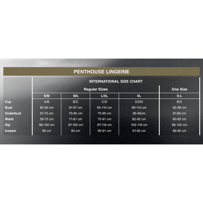 Бодістокінг Penthouse High stakes XL Black, мінісукня, квітковий декор, глибоке декольте, панчохи