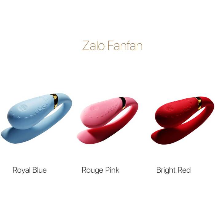 Смартвібратор для пар Zalo — Fanfan Royal Blue