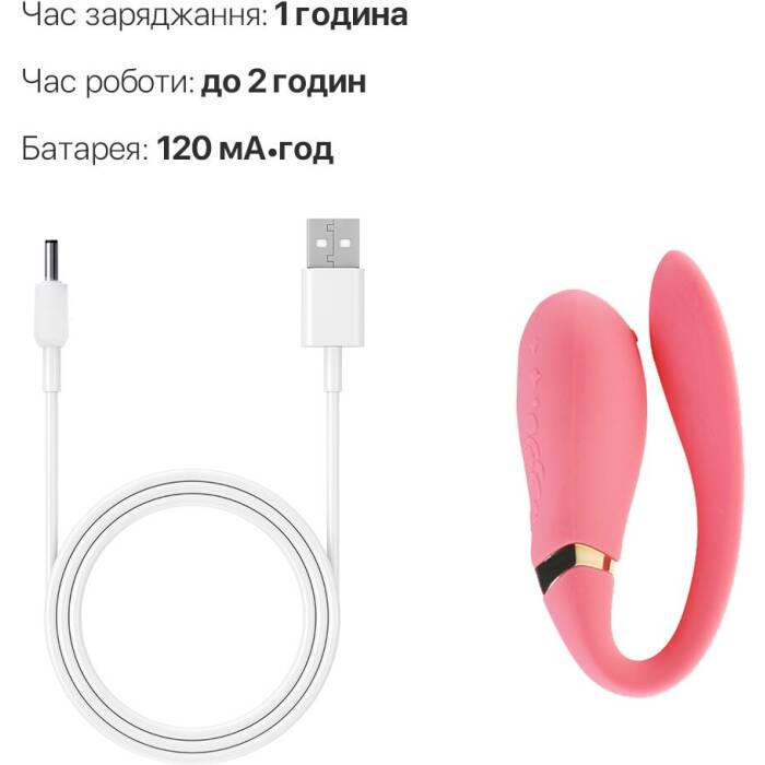 Смартвібратор для пар Zalo — Fanfan Rouge Pink