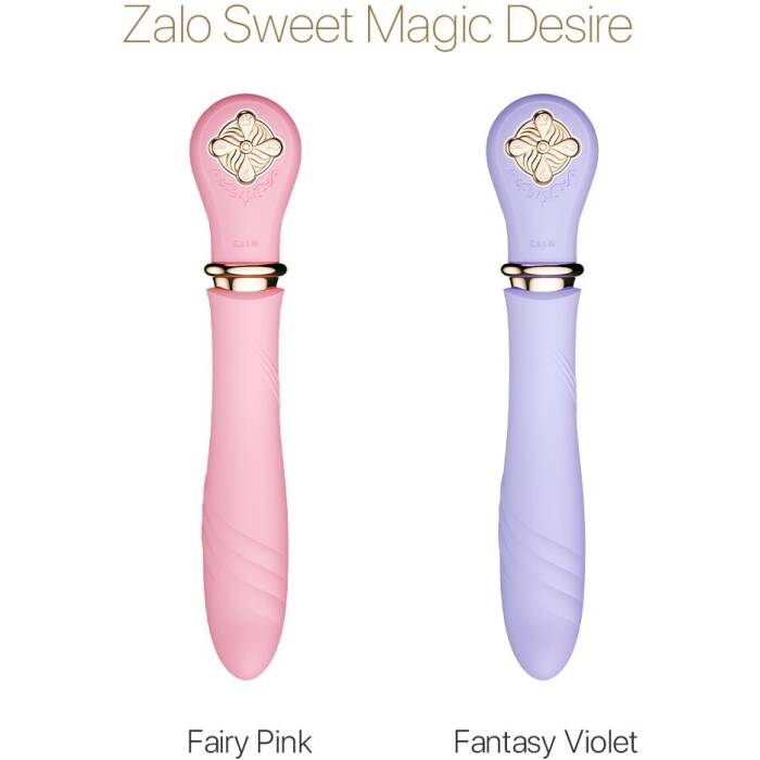 Пульсатор із підігрівом Zalo Sweet Magic - Desire Fairy Pink, турбо режим