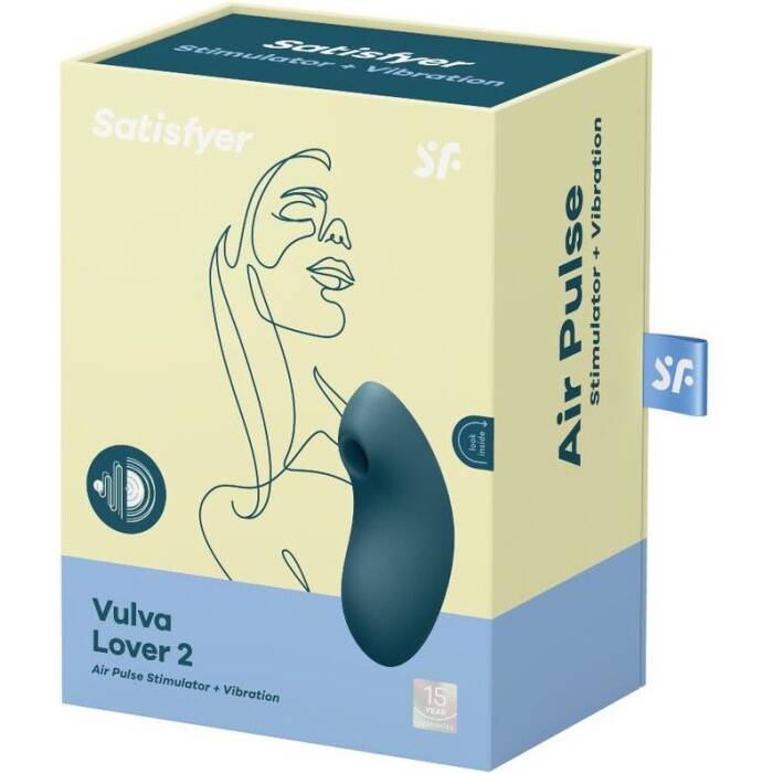 Вакуумний вібратор Satisfyer Vulva Lover 2 Blue