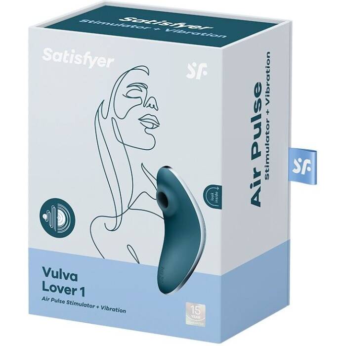 Вакуумний вібратор Satisfyer Vulva Lover 1 Blue