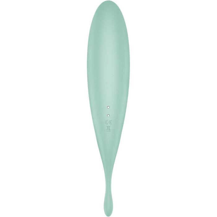 Смарт-вібратор для клітора з вакуумною стимуляцією Satisfyer Twirling Pro+ Mint