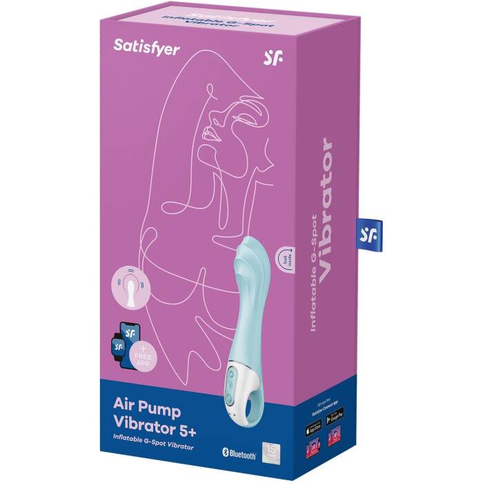 Смарт-вібратор точки G Satisfyer Air Pump Vibrator 5+, надувається