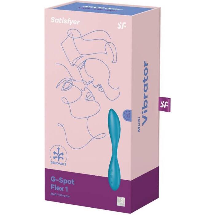 Універсальний вібратор Satisfyer G-Spot Flex 1, гнучкий стовбур із фіксацією положення