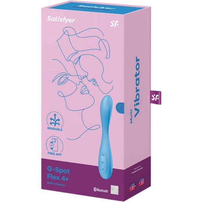 Універсальний смарт-вібратор Satisfyer G-Spot Flex 4+, гнучкий стовбур із фіксацією положення