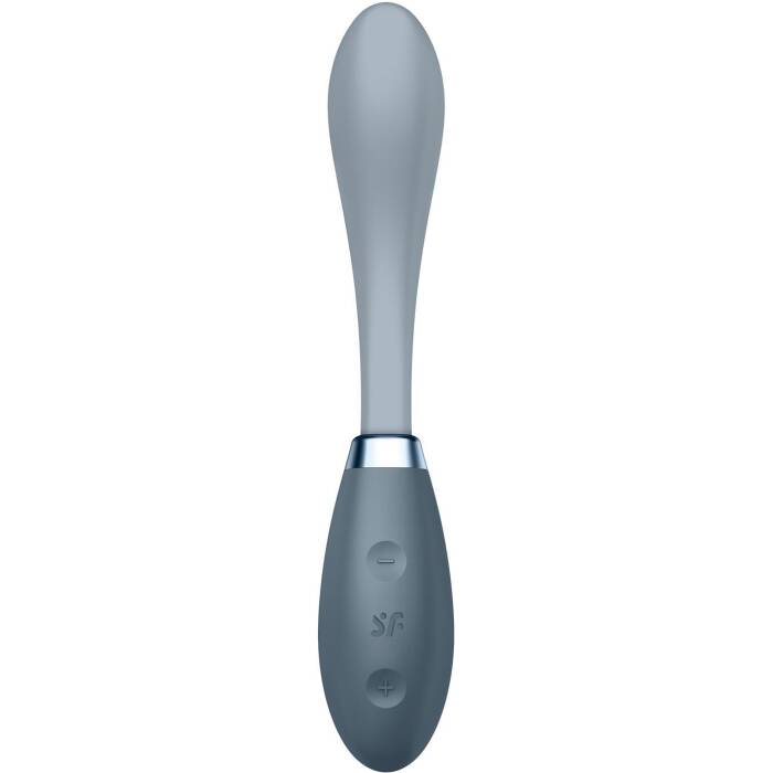 Вібратор Satisfyer G-Spot Flex 3 Grey, гнучкий стовбур із фіксацією положення