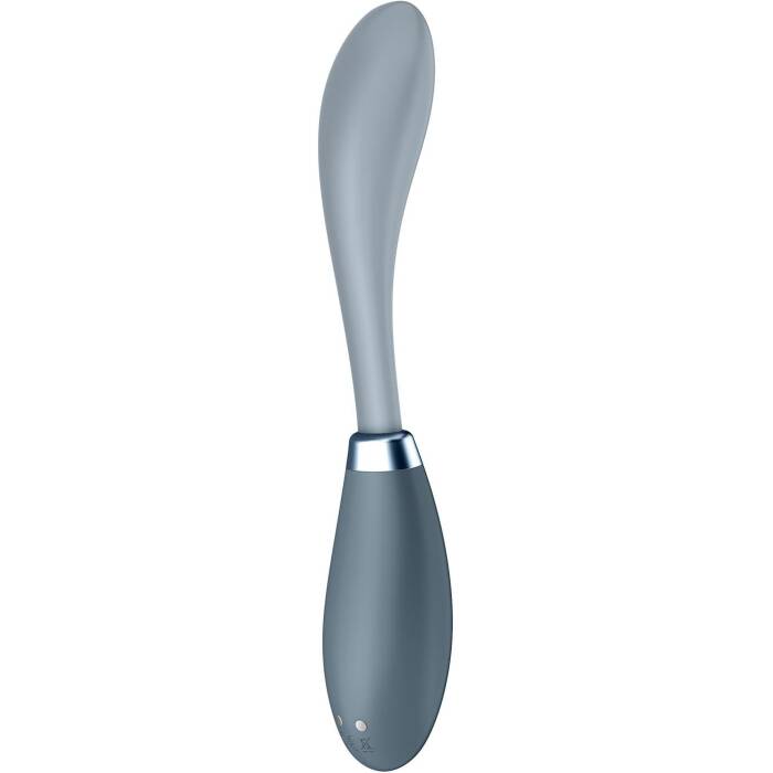 Вібратор Satisfyer G-Spot Flex 3 Grey, гнучкий стовбур із фіксацією положення