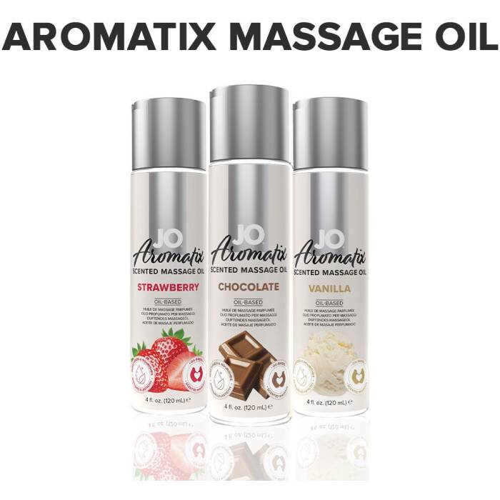 Натуральна масажна олія JO Aromatix Massage Oil Chocolate 120 мл