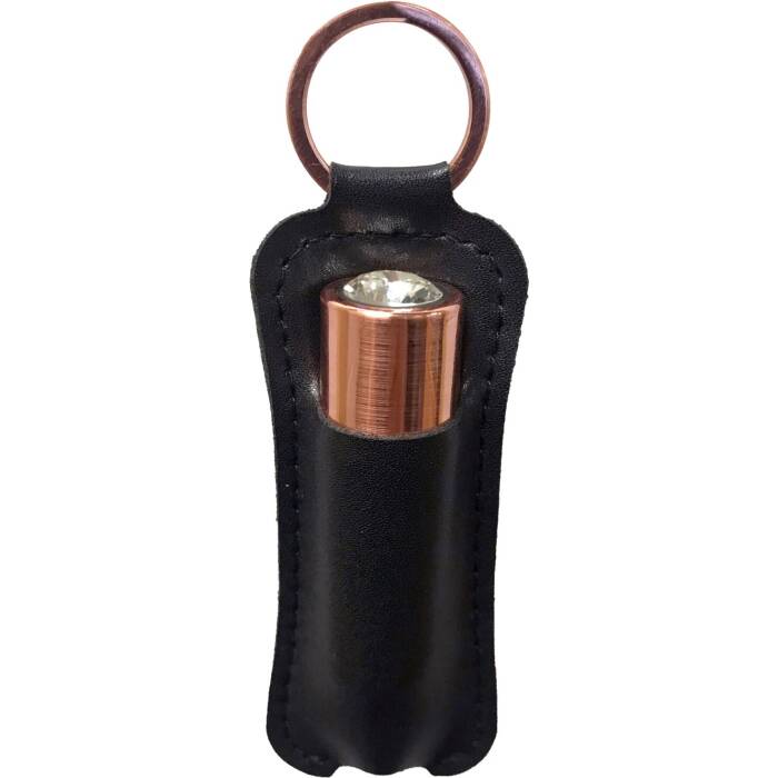 Віброкуля PowerBullet First-Class Bullet 2.5″ з Key Chain Pouch, Rose Gold, 9 режимів вібрації