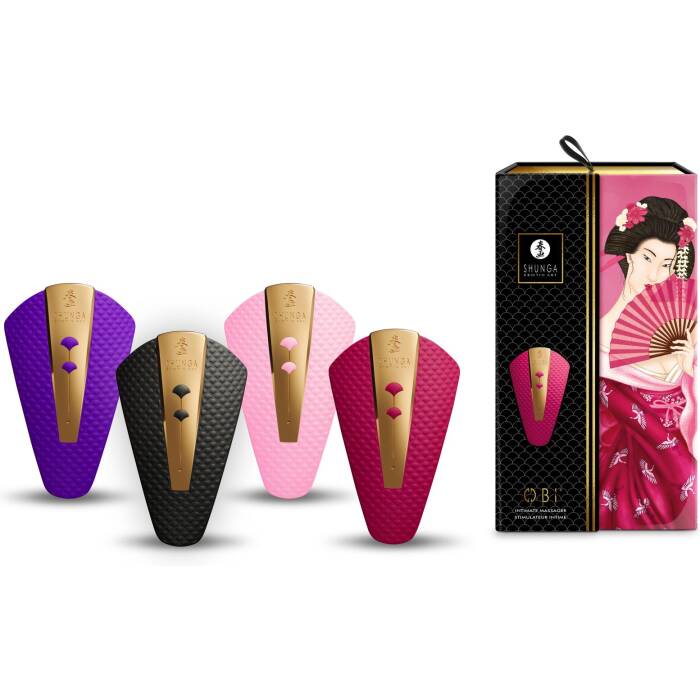 Кліторальний вібратор Shunga Obi Light Pink