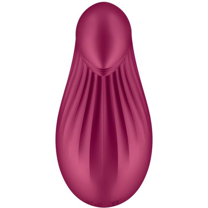 Вібратор Satisfyer Dipping Delight Berry, 2 мотори, гнучкий кінчик