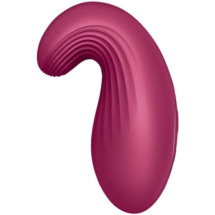 Вібратор Satisfyer Dipping Delight Berry, 2 мотори, гнучкий кінчик