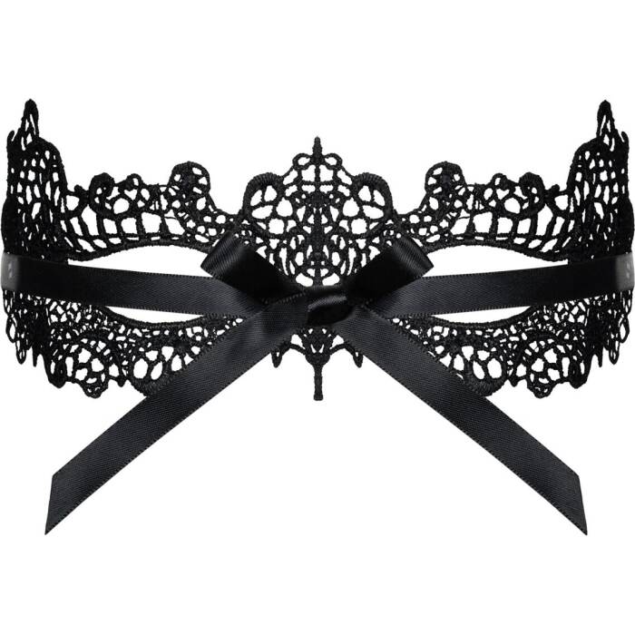 Мереживна маска Obsessive A701 mask, єдиний розмір, чорна