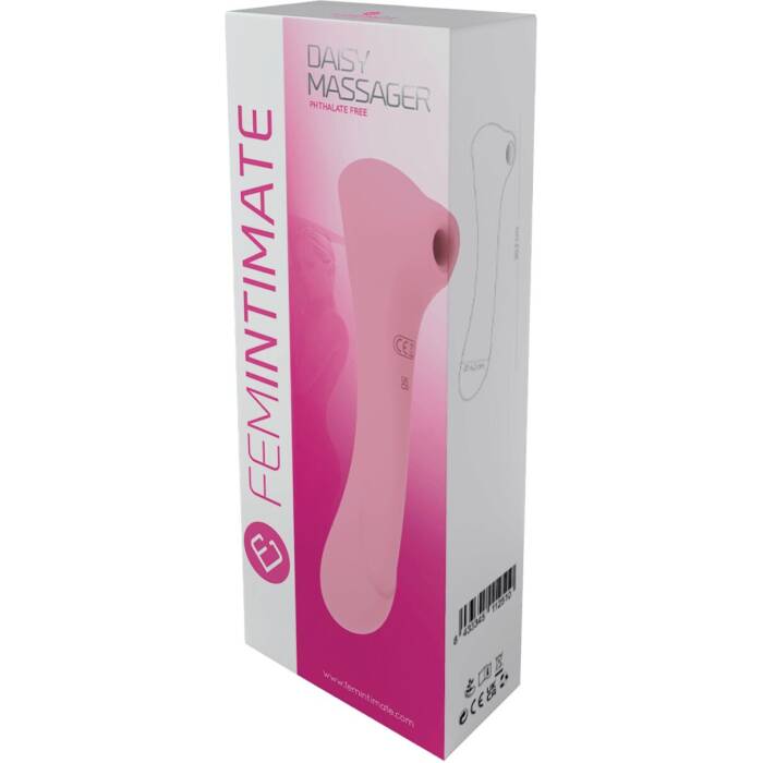 Вакуумний кліторальний стимулятор Femintimate Daisy Massager Pink