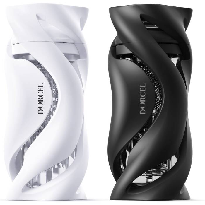 Мастурбатор Dorcel DEEP BLOW WHITE, подвійне використання