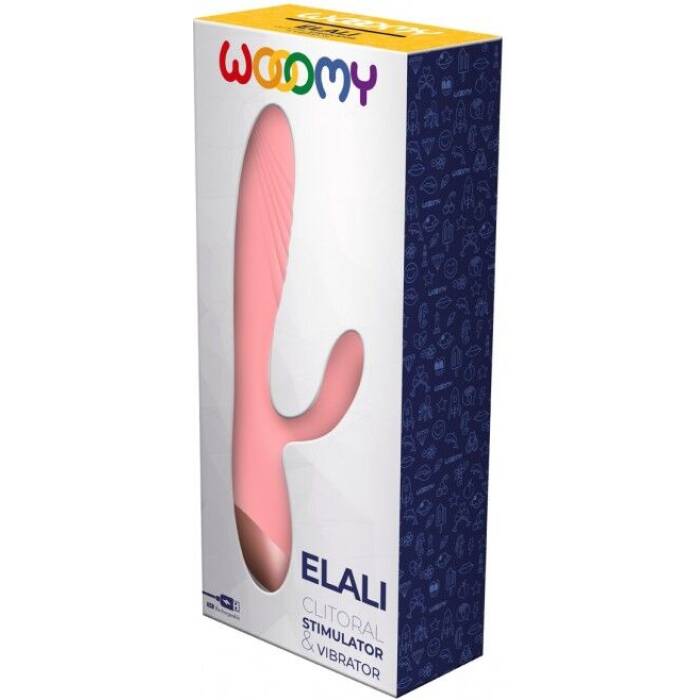 Вібратор-кролик Wooomy Elali Pink Rabbit Vibrator