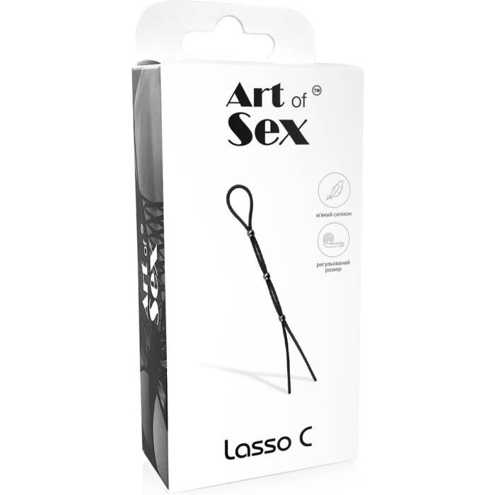 Ерекційне кільце Art of Sex - Lasso C, регульована тугість