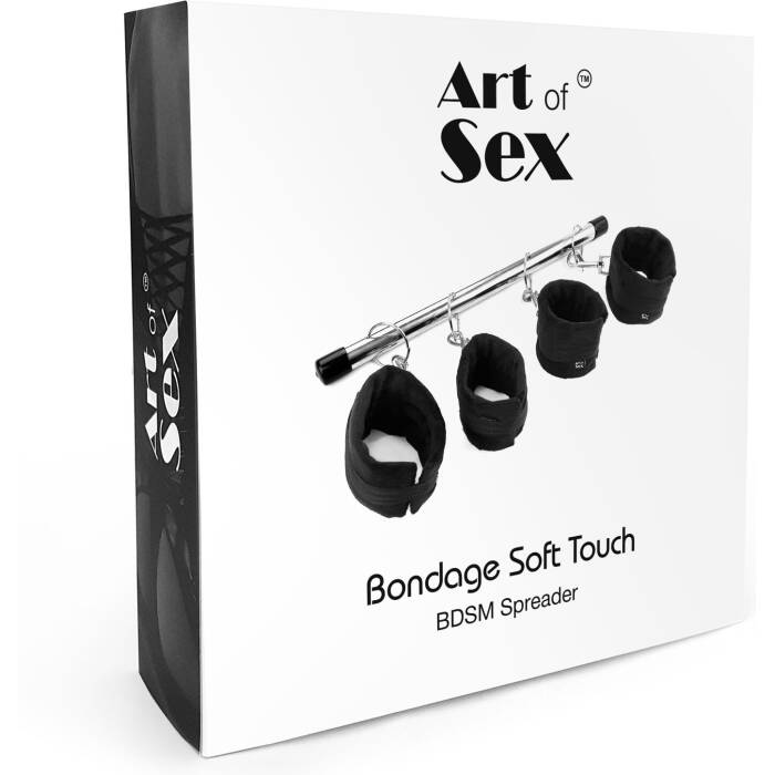 Колодка-розпірка для рук та ніг Art of Sex – Bondage Soft Touch BDSM Spreader, чорний