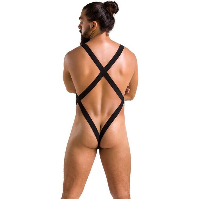 Чоловіче сітчасте боді Passion 040 LEON L/XL Black, сітка, резинки