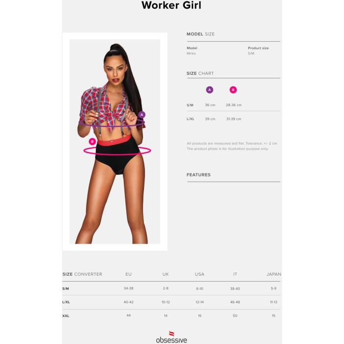 Obsessive Worker Girl L/XL