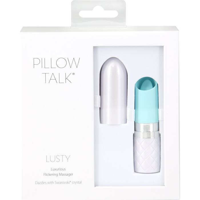 Вібратор Pillow Talk Lusty Luxurious Flickering Massager - Teal