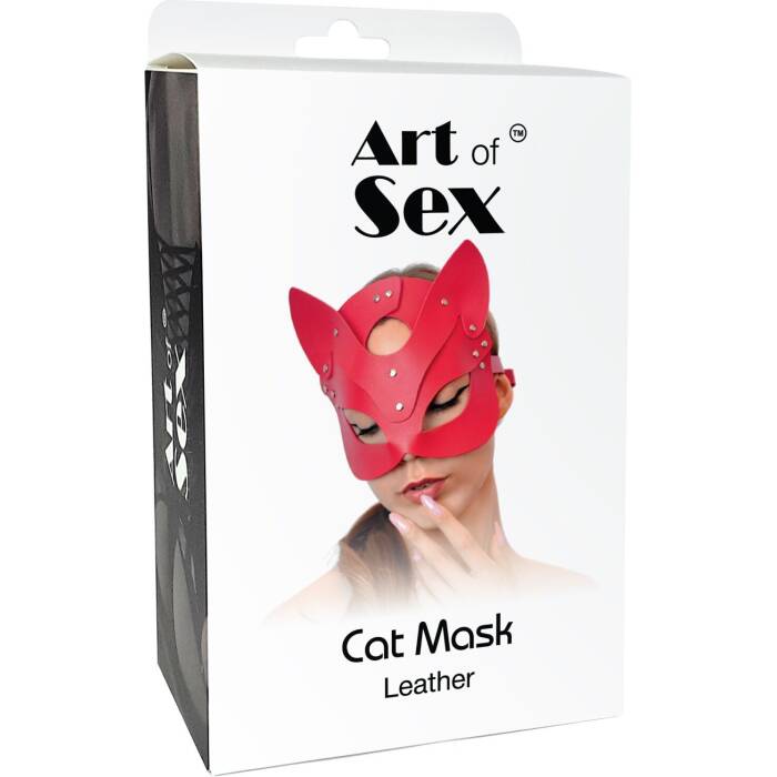 Маска Кішечки Art of Sex - Cat Mask, Красный