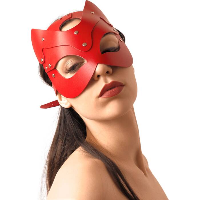 Маска Кішечки Art of Sex - Cat Mask, Красный