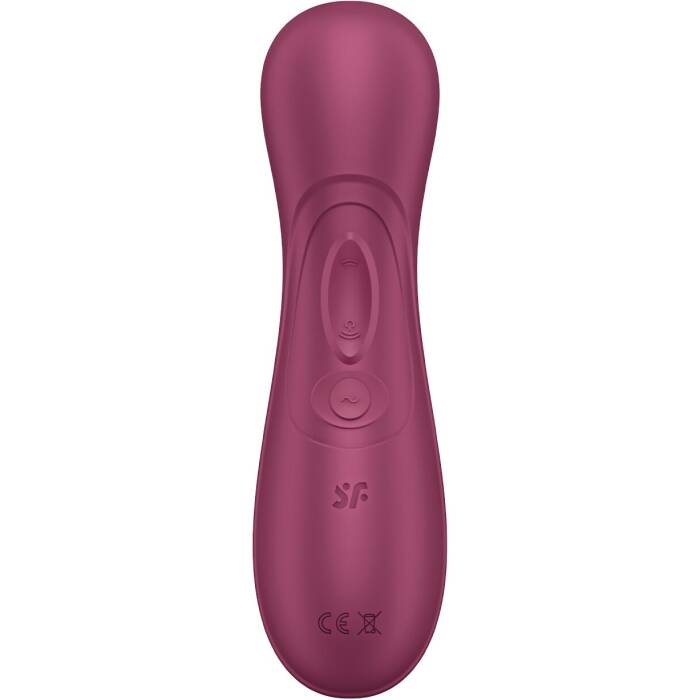 Вакуумний кліторальний стимулятор Satisfyer Pro 2 Generation 3 with Liquid Air Connect App Wіnе Red