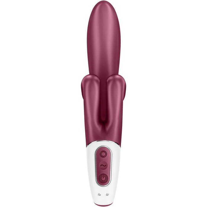 Вібратор-кролик Satisfyer Touch Me Red, подвійний відросток, 3 потужні мотори