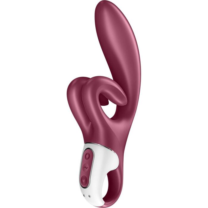 Вібратор-кролик Satisfyer Touch Me Red, подвійний відросток, 3 потужні мотори