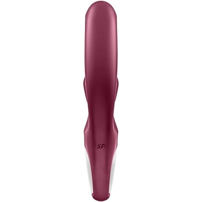 Вібратор-кролик Satisfyer Love Me Red, гнучкий, відросток з потрійним кінчиком