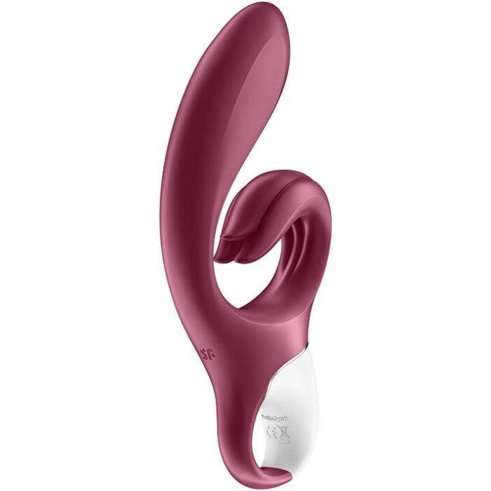 Вібратор-кролик Satisfyer Love Me Red, гнучкий, відросток з потрійним кінчиком