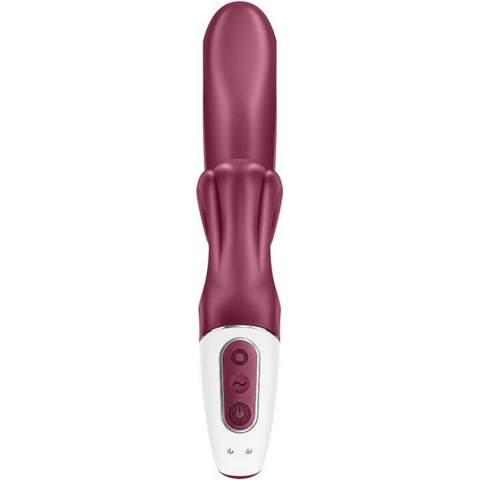 Вібратор-кролик Satisfyer Love Me Red, гнучкий, відросток з потрійним кінчиком