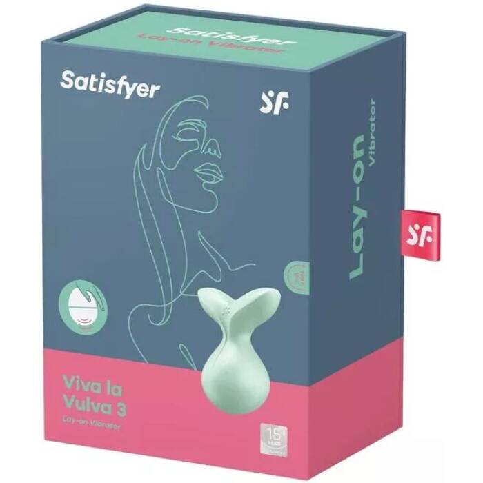 Мінівібромасажер Satisfyer Viva la Vulva 3 Mint