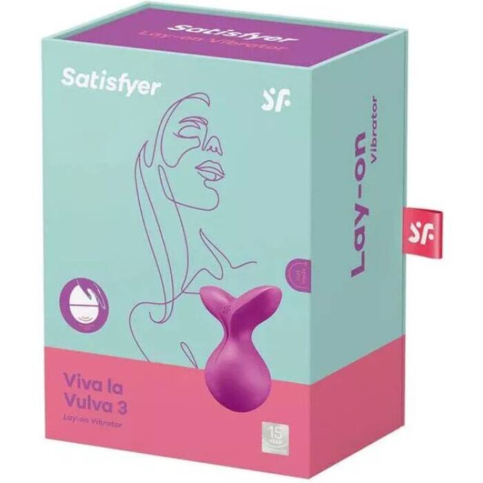 Мінівібромасажер Satisfyer Viva la Vulva 3 Violet