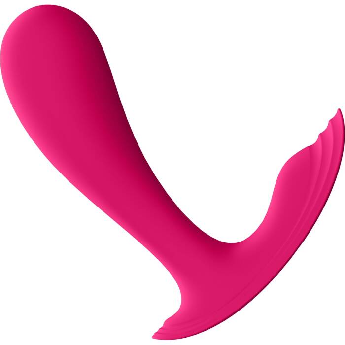Смарт-вібратор у трусики Satisfyer Top Secret Pink вагінально-кліторальний, 2 мотори