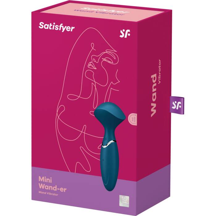 Вібромасажер Satisfyer Mini Wand-er Blue