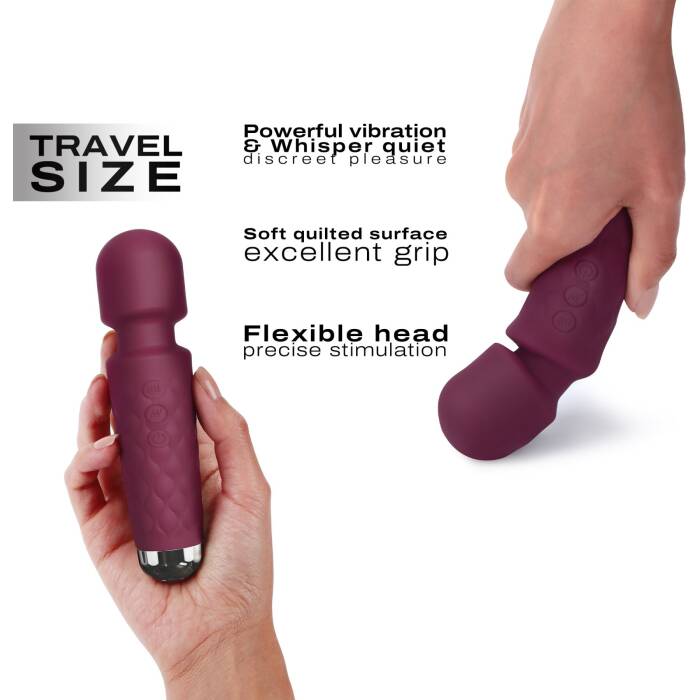 Мінівібромасажер Dorcel Wand Mini Wanderful Plum