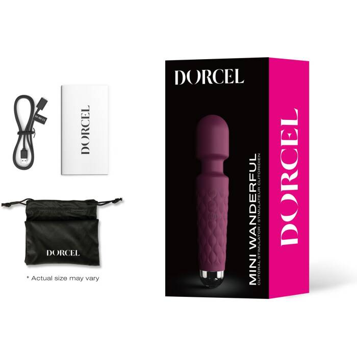 Мінівібромасажер Dorcel Wand Mini Wanderful Plum