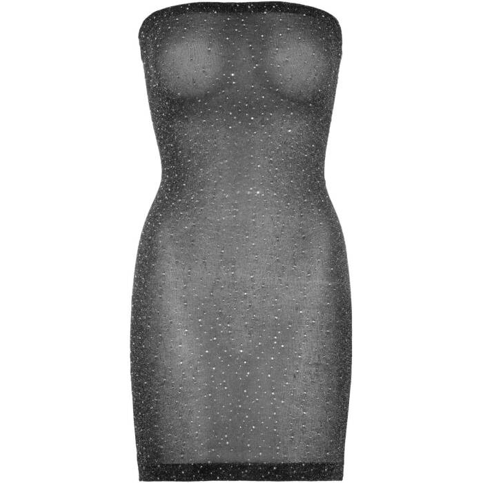 Сукня-бандо зі стразами Leg Avenue Lurex rhinestone tube dress, з люрексом, one size