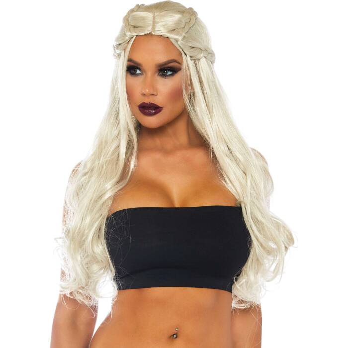 Перука Дейєнеріс Таргарієн Leg Avenue Braided long wavy wig Blond, платинова, довжина 81 см