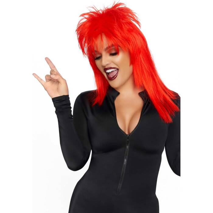 Перука рок-зірки Leg Avenue Unisex rockstar wig Red, унісекс, 53 см